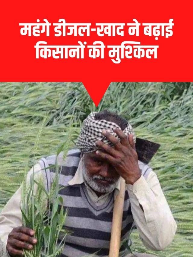 Expensive diesel and fertilizers increased the problems of farmers