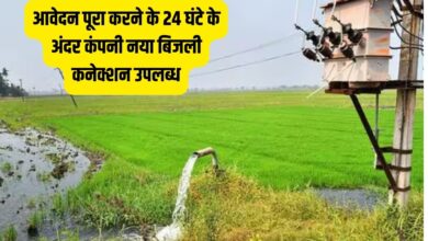 आवेदन पूरा करने के 24 घंटे के अंदर कंपनी नया बिजली कनेक्शन उपलब्ध